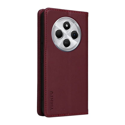 YIKATU YK-001 For Xiaomi Redmi 14C 4G Case Stand Leather Phone Cover Strong Magnetic Closure
