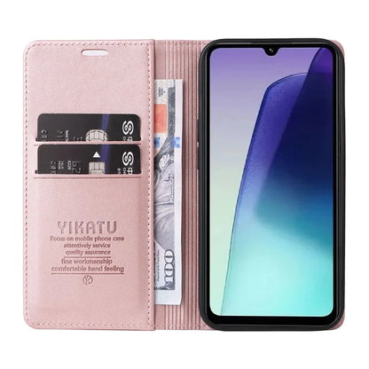 YIKATU YK-001 For Xiaomi Redmi 14C 4G Case Stand Leather Phone Cover Strong Magnetic Closure