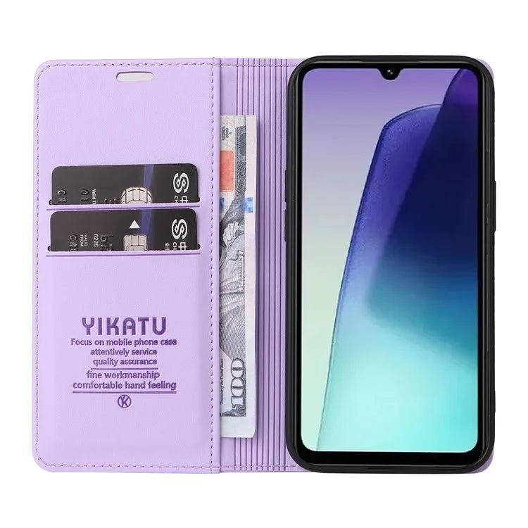 YIKATU YK-001 For Xiaomi Redmi 14C 4G Case Stand Leather Phone Cover Strong Magnetic Closure