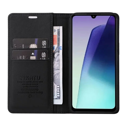 YIKATU YK-001 For Xiaomi Redmi 14C 4G Case Stand Leather Phone Cover Strong Magnetic Closure