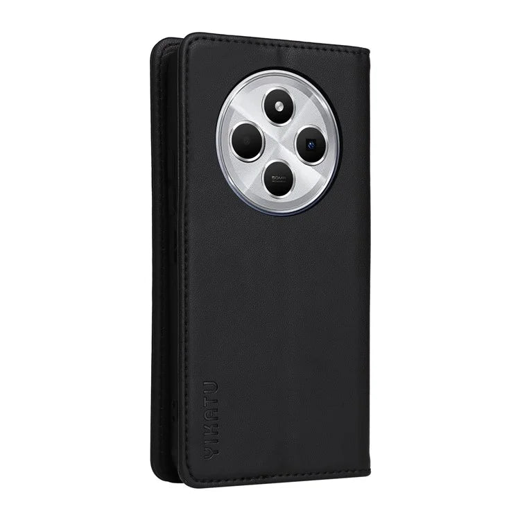 YIKATU YK-001 For Xiaomi Redmi 14C 4G Case Stand Leather Phone Cover Strong Magnetic Closure