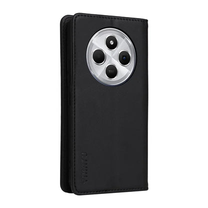 YIKATU YK-001 For Xiaomi Redmi 14C 4G Case Stand Leather Phone Cover Strong Magnetic Closure
