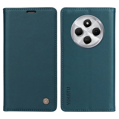 YIKATU YK-001 For Xiaomi Redmi 14C 4G Case Stand Leather Phone Cover Strong Magnetic Closure