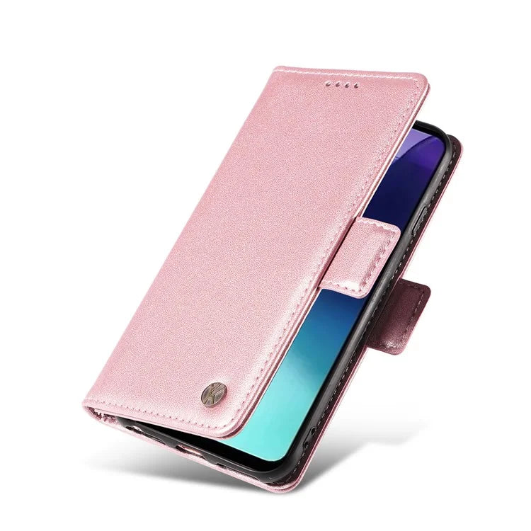 YIKATU YK-003 For Xiaomi Redmi 14C 4G Case Wallet Stand Leather Phone Cover Side Buckle
