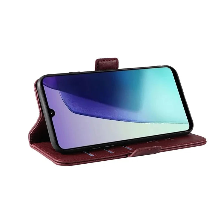 YIKATU YK-003 For Xiaomi Redmi 14C 4G Case Wallet Stand Leather Phone Cover Side Buckle