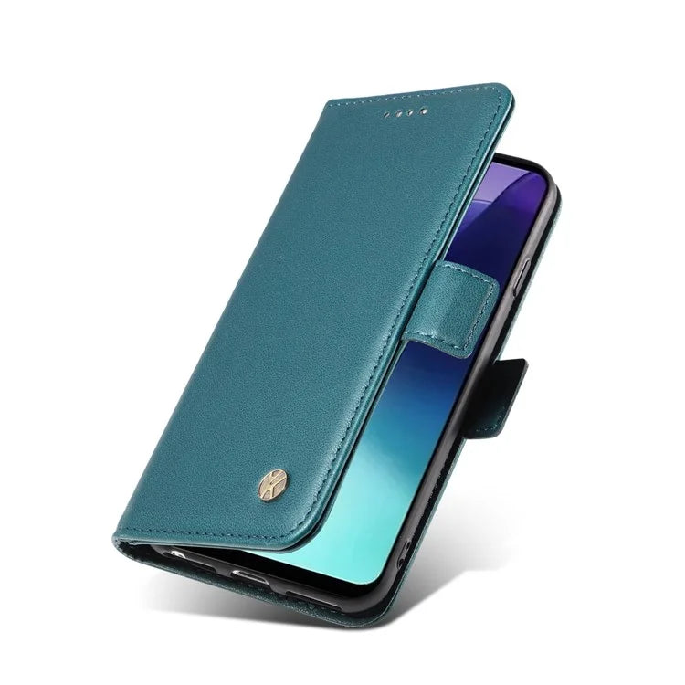 YIKATU YK-003 For Xiaomi Redmi 14C 4G Case Wallet Stand Leather Phone Cover Side Buckle