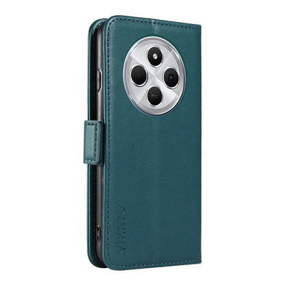 YIKATU YK-003 For Xiaomi Redmi 14C 4G Case Wallet Stand Leather Phone Cover Side Buckle