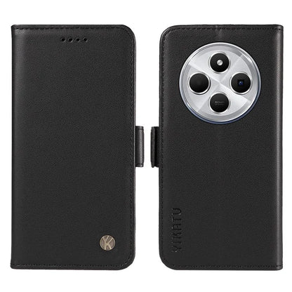 YIKATU YK-003 For Xiaomi Redmi 14C 4G Case Wallet Stand Leather Phone Cover Side Buckle