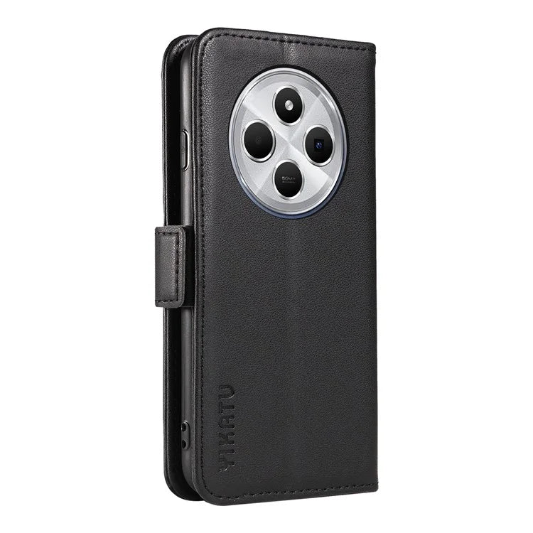 YIKATU YK-003 For Xiaomi Redmi 14C 4G Case Wallet Stand Leather Phone Cover Side Buckle