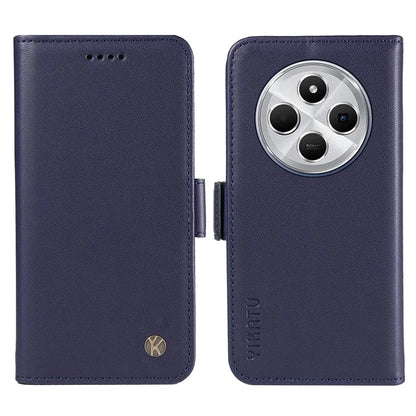 YIKATU YK-003 For Xiaomi Redmi 14C 4G Case Wallet Stand Leather Phone Cover Side Buckle