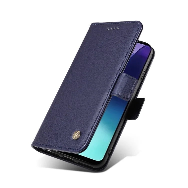 YIKATU YK-003 For Xiaomi Redmi 14C 4G Case Wallet Stand Leather Phone Cover Side Buckle