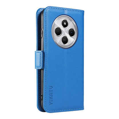 YIKATU YK-003 For Xiaomi Redmi 14C 4G Case Wallet Stand Leather Phone Cover Side Buckle
