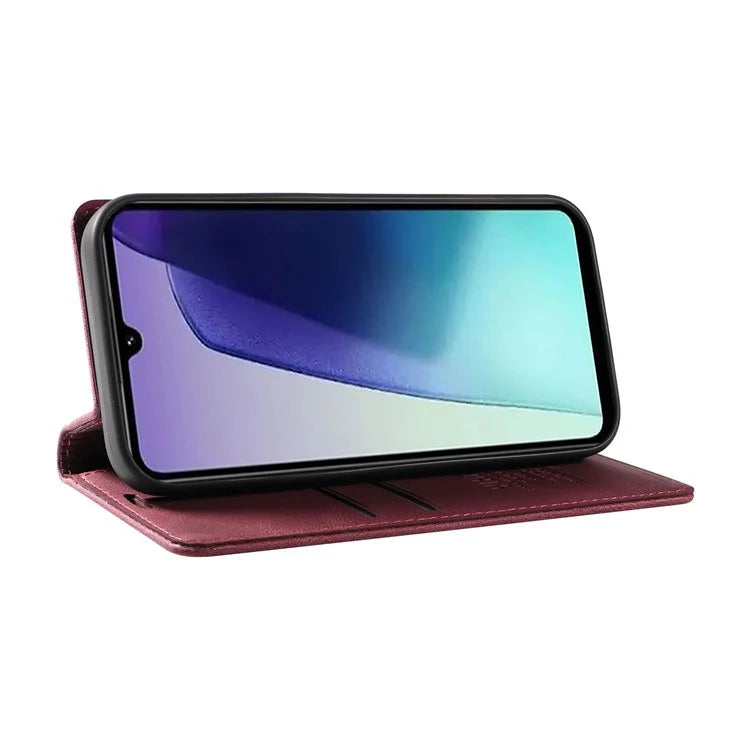 YIKATU YK-004 For Xiaomi Redmi 14C 4G Case Leather Skin-Touch Phone Cover Magnetic Auto-Absorbed