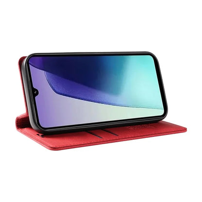 YIKATU YK-004 For Xiaomi Redmi 14C 4G Case Leather Skin-Touch Phone Cover Magnetic Auto-Absorbed