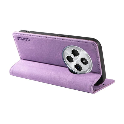 YIKATU YK-004 For Xiaomi Redmi 14C 4G Case Leather Skin-Touch Phone Cover Magnetic Auto-Absorbed