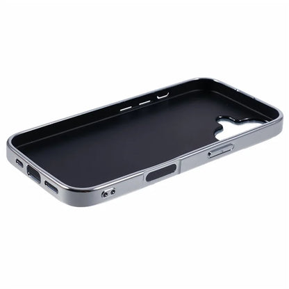 For iPhone 16 Case TPU + PC Sparkling Glitter Phone Back Cover