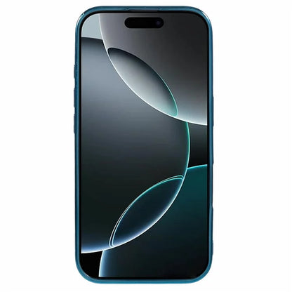 For iPhone 16 Case TPU + PC Sparkling Glitter Phone Back Cover
