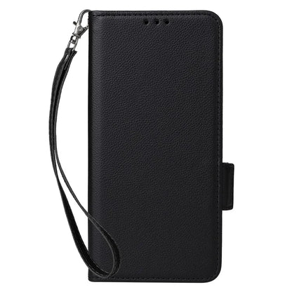 For Samsung Galaxy A16 5G Case Litchi Texture PU Leather Wallet Flip Phone Cover