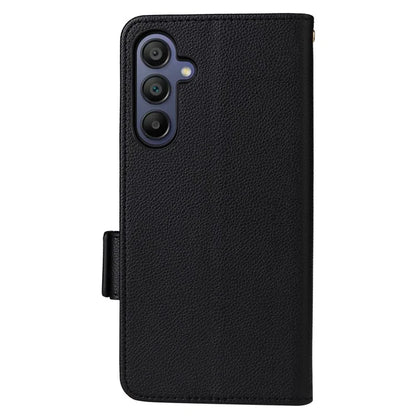 For Samsung Galaxy A16 5G Case Litchi Texture PU Leather Wallet Flip Phone Cover