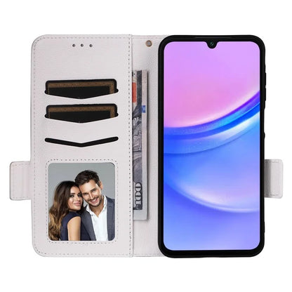 For Samsung Galaxy A16 5G Case Litchi Texture PU Leather Wallet Flip Phone Cover