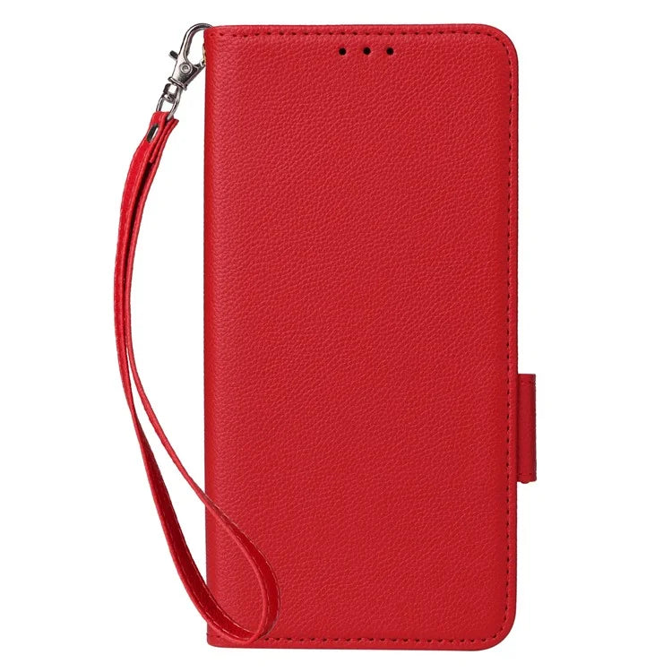 For Samsung Galaxy A16 5G Case Litchi Texture PU Leather Wallet Flip Phone Cover