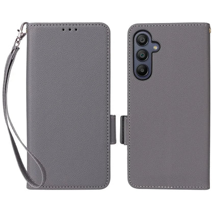 For Samsung Galaxy A16 5G Case Litchi Texture PU Leather Wallet Flip Phone Cover