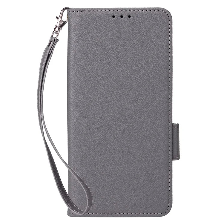 For Samsung Galaxy A16 5G Case Litchi Texture PU Leather Wallet Flip Phone Cover