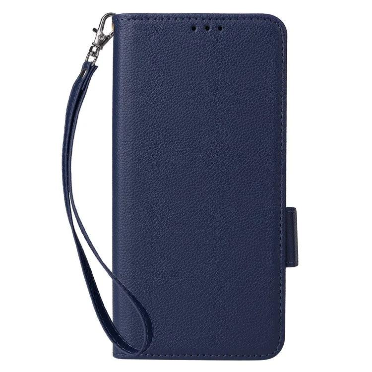 For Samsung Galaxy A16 5G Case Litchi Texture PU Leather Wallet Flip Phone Cover