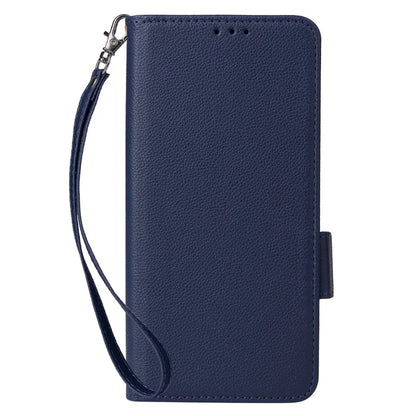 For Samsung Galaxy A16 5G Case Litchi Texture PU Leather Wallet Flip Phone Cover