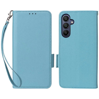 For Samsung Galaxy A16 5G Case Litchi Texture PU Leather Wallet Flip Phone Cover