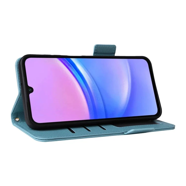 For Samsung Galaxy A16 5G Case Litchi Texture PU Leather Wallet Flip Phone Cover