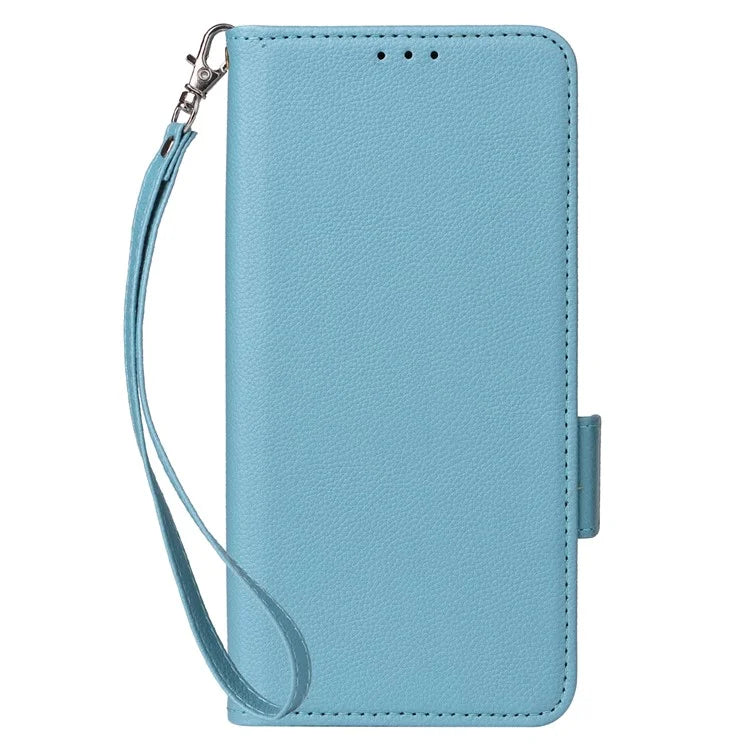 For Samsung Galaxy A16 5G Case Litchi Texture PU Leather Wallet Flip Phone Cover