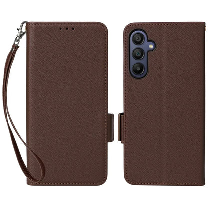 For Samsung Galaxy A16 5G Case Litchi Texture PU Leather Wallet Flip Phone Cover