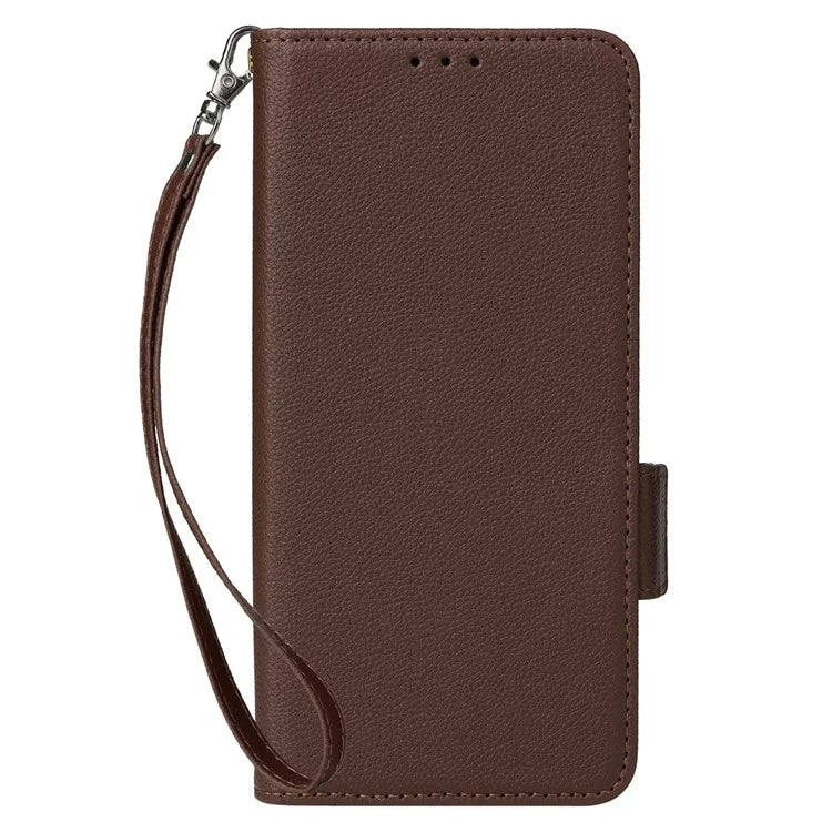 For Samsung Galaxy A16 5G Case Litchi Texture PU Leather Wallet Flip Phone Cover