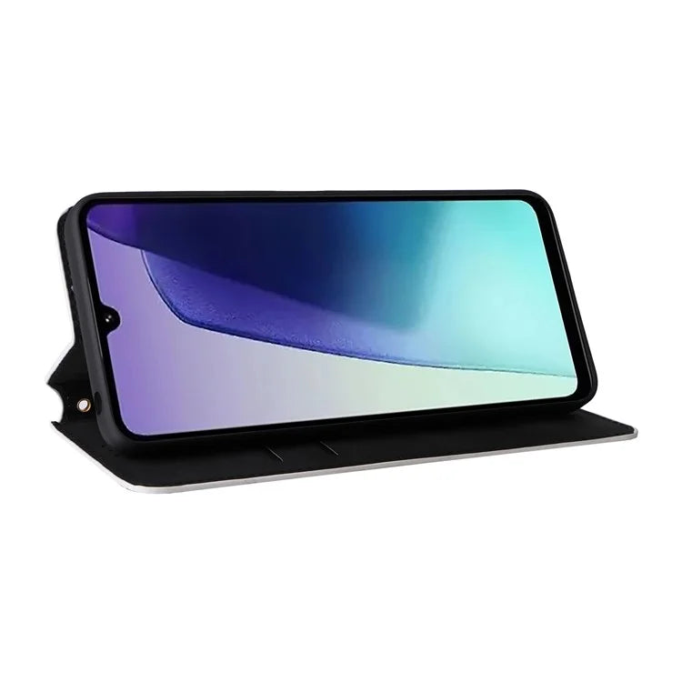 For Xiaomi Redmi 14C 4G Wallet Case Rhombus Imprinted Leather Phone Cover