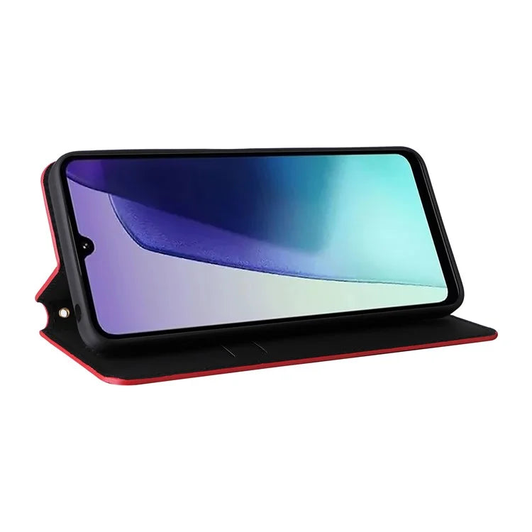 For Xiaomi Redmi 14C 4G Wallet Case Rhombus Imprinted Leather Phone Cover