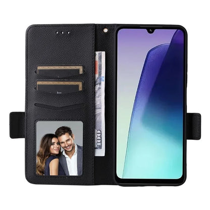 For Xiaomi Redmi 14C 4G Case Litchi Texture PU Leather Wallet Flip Phone Cover