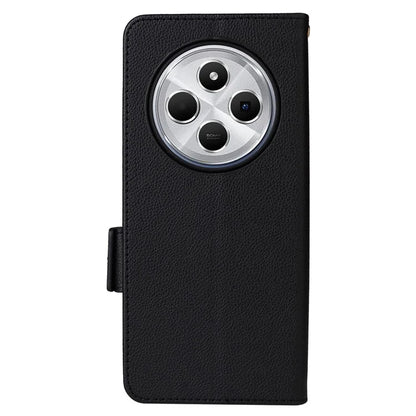 For Xiaomi Redmi 14C 4G Case Litchi Texture PU Leather Wallet Flip Phone Cover