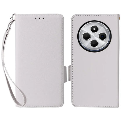 For Xiaomi Redmi 14C 4G Case Litchi Texture PU Leather Wallet Flip Phone Cover