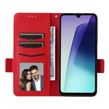 For Xiaomi Redmi 14C 4G Case Litchi Texture PU Leather Wallet Flip Phone Cover