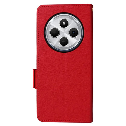 For Xiaomi Redmi 14C 4G Case Litchi Texture PU Leather Wallet Flip Phone Cover