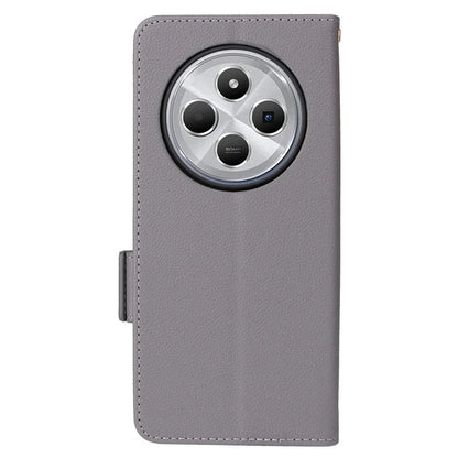 For Xiaomi Redmi 14C 4G Case Litchi Texture PU Leather Wallet Flip Phone Cover