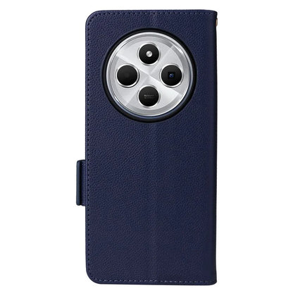 For Xiaomi Redmi 14C 4G Case Litchi Texture PU Leather Wallet Flip Phone Cover