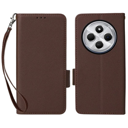 For Xiaomi Redmi 14C 4G Case Litchi Texture PU Leather Wallet Flip Phone Cover