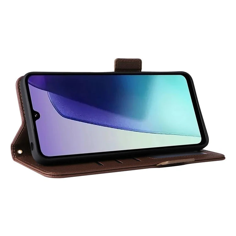 For Xiaomi Redmi 14C 4G Case Litchi Texture PU Leather Wallet Flip Phone Cover