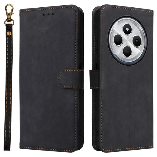For Xiaomi Redmi 14C 4G Wallet Case RFID Blocking PU Leather Cover Stand View