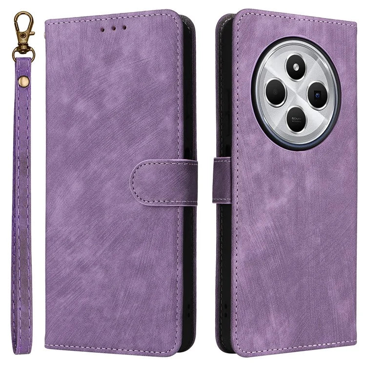 For Xiaomi Redmi 14C 4G Wallet Case RFID Blocking PU Leather Cover Stand View