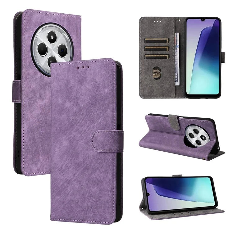 For Xiaomi Redmi 14C 4G Wallet Case RFID Blocking PU Leather Cover Stand View