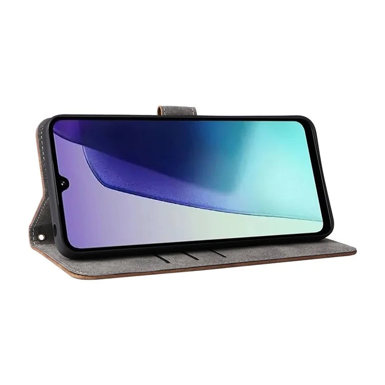 For Xiaomi Redmi 14C 4G Wallet Case RFID Blocking PU Leather Cover Stand View