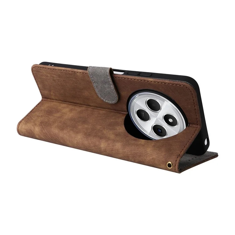 For Xiaomi Redmi 14C 4G Wallet Case RFID Blocking PU Leather Cover Stand View